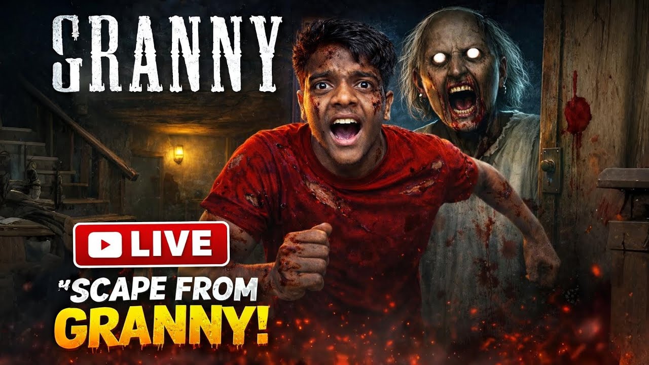 🔴 Granny Escape Live Gameplay | Scary Horror Game 😨