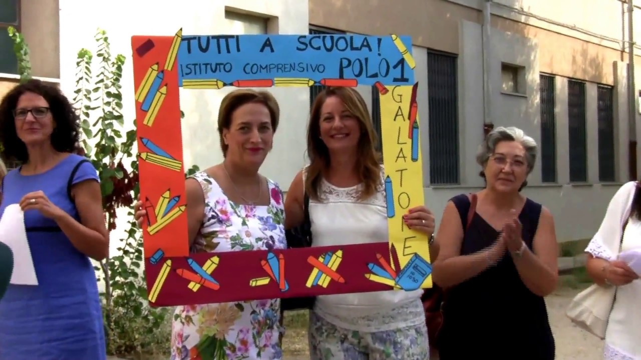 Primo giorno di scuola al Polo 1 di Galatone (Le) - a.s. 2017/'18