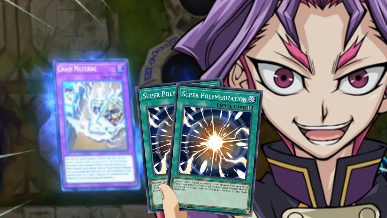 WHEN YOU USE 2 SUPER POLYMERIZATION TO BULLY YOUR OPPONENT IN MASTER DUEL