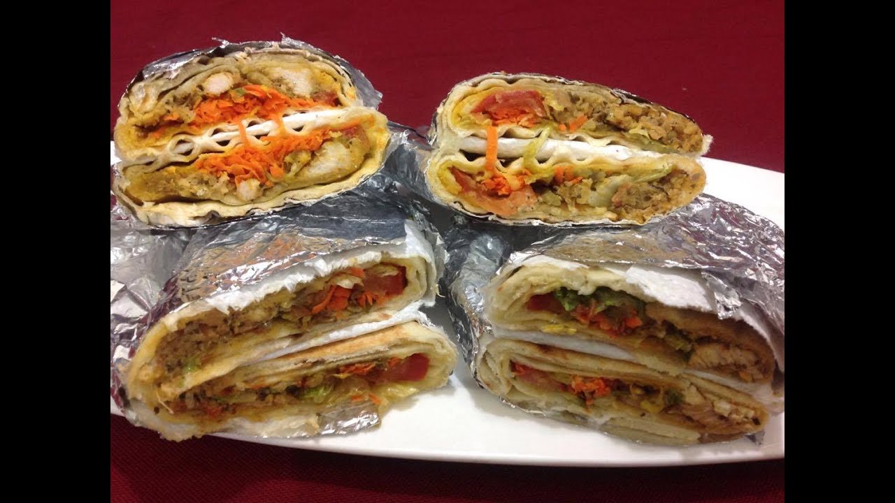 شاورما الدجاج اللذيذة في المنزل على طريقة المطاعم من المطبخ المغربي مع ربيعة  Chicken Shawerma