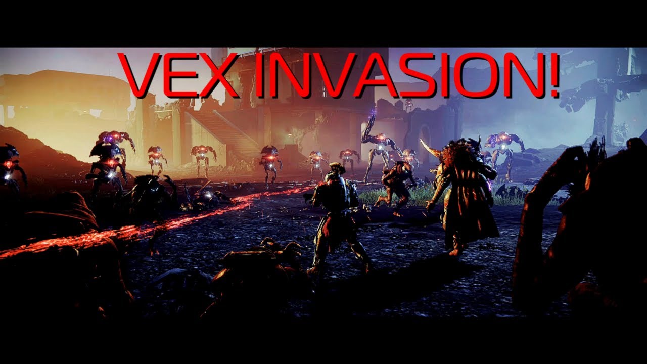 Destiny 2: Vex Invasion of The Last City! (Full Mission/Cutscene) reupload