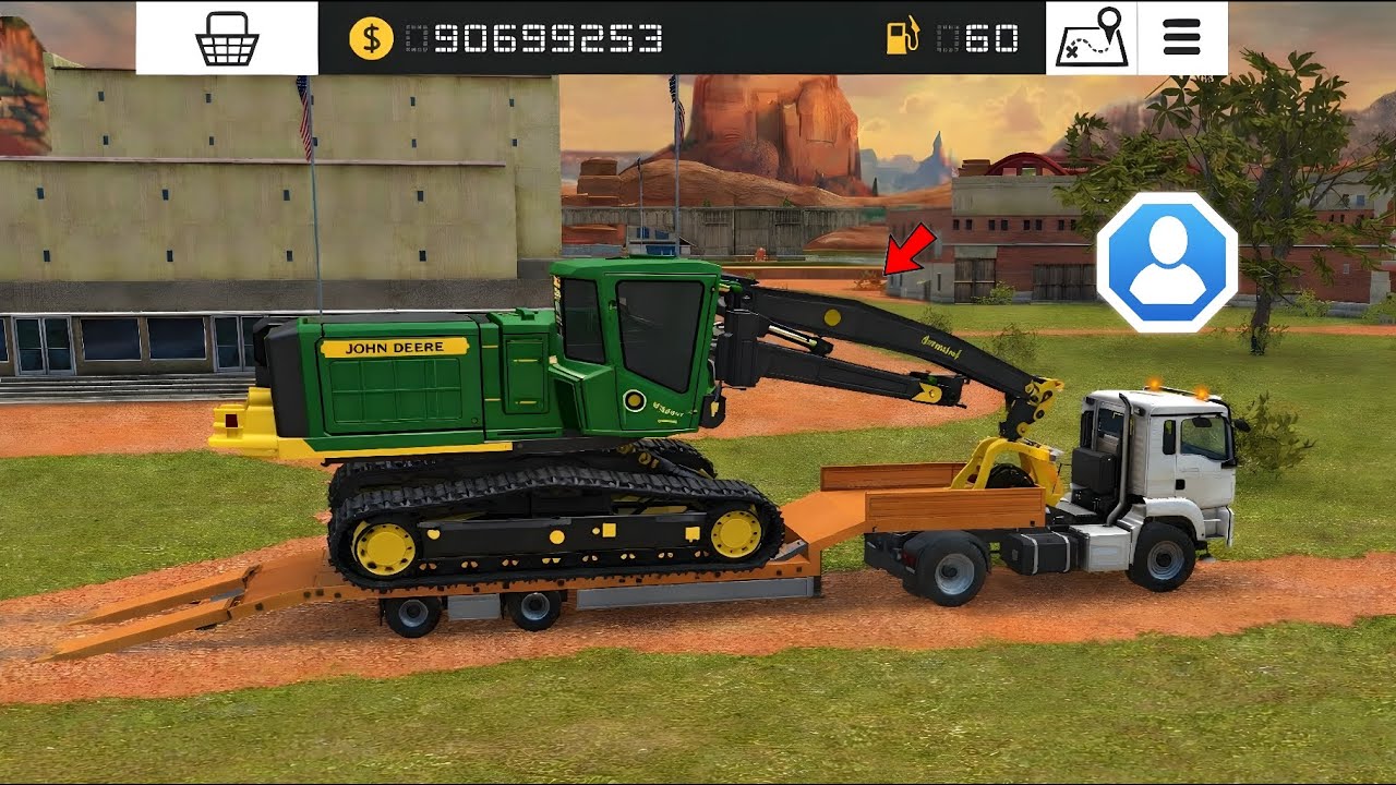 В FS18 доставлена ​​самая большая машина для рубки деревьев! Многопользовательский режим FS18 - F...