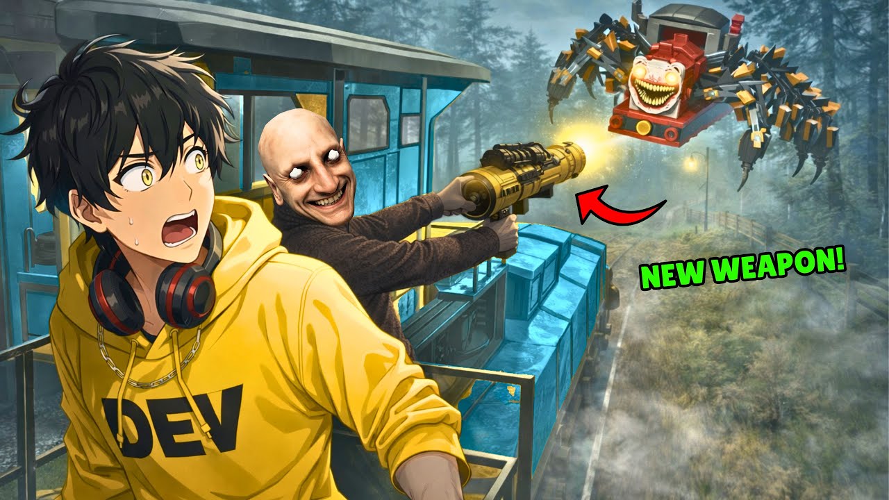 Anzu Senpai Plays CHOO CHOO CHARLES | New Weapon For GRANDPA!