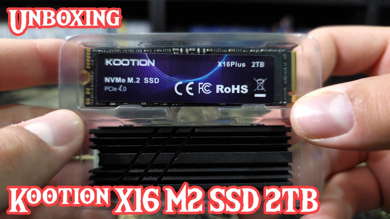 Kootion X16 M.2 SSD 2TB Aliexpress para PS5 Unboxing Español