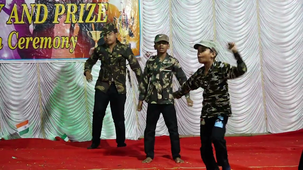 Annual day 5th and 6th boys border dance ##