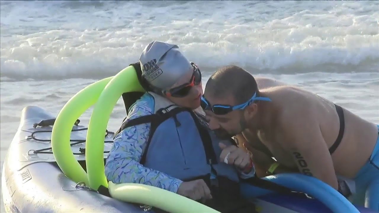 Unique triathlon gives disabled athletes a chance to compete