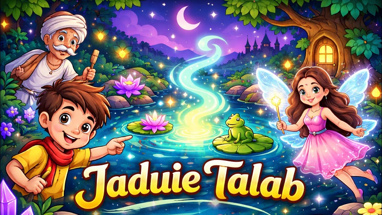 ✨ जादुई तालाब ✨  रहस्यमयी कहानी || Jadui Talab Hindi cartoon video || MoralStory_Animation #cartoon