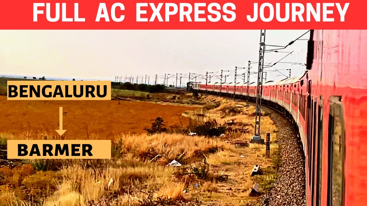 Train to interior Rajasthan | Full AC Express | Part 1