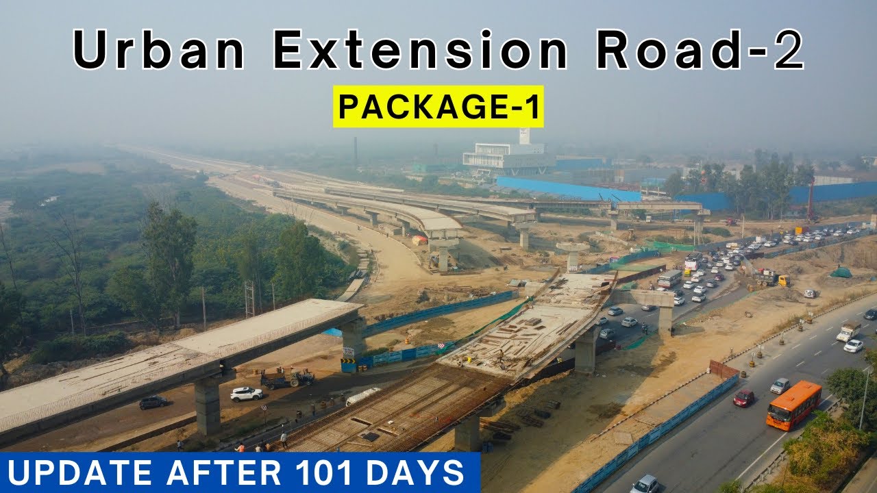 UER-2 Progress : Alipur to Kanjhawala Road | November 2023 Update 
