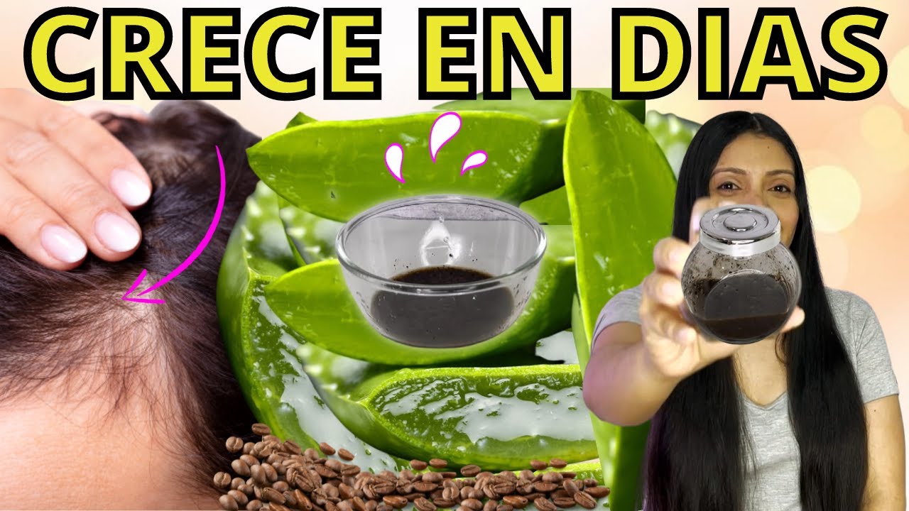MEZCLA ESTA SABILA /ALOE VERA Y TU CABELLO NO PARARÁ DE CRECER 😱¡NO LO USES MUCHO!😍(REMEDIO POTENTE)