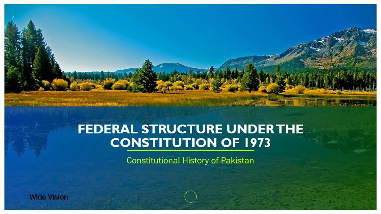 Federal Structure in Constitution of Pakistan 1973 | Decentralization & Governance | Explained