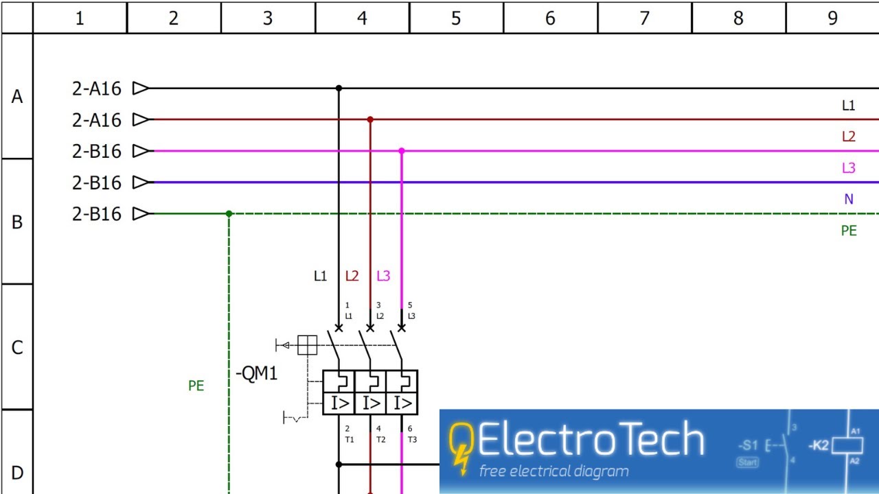 Comandos elétricos no Qeletrotech como alterar a cor dos cabos