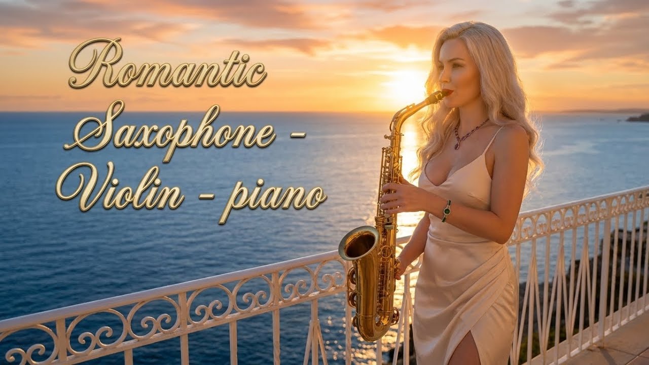 Romantic saxophone, piano and violin music | Relaxing instrumental music to lift your mood.
