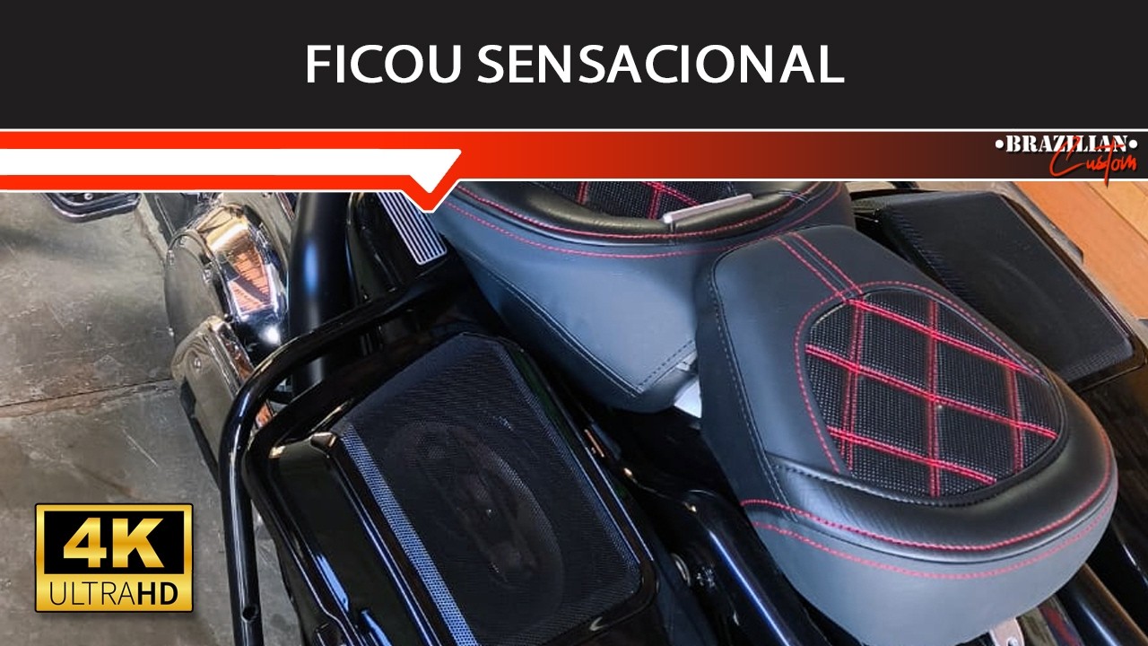Tampão do alforge da Harley Davidson com falante embutido