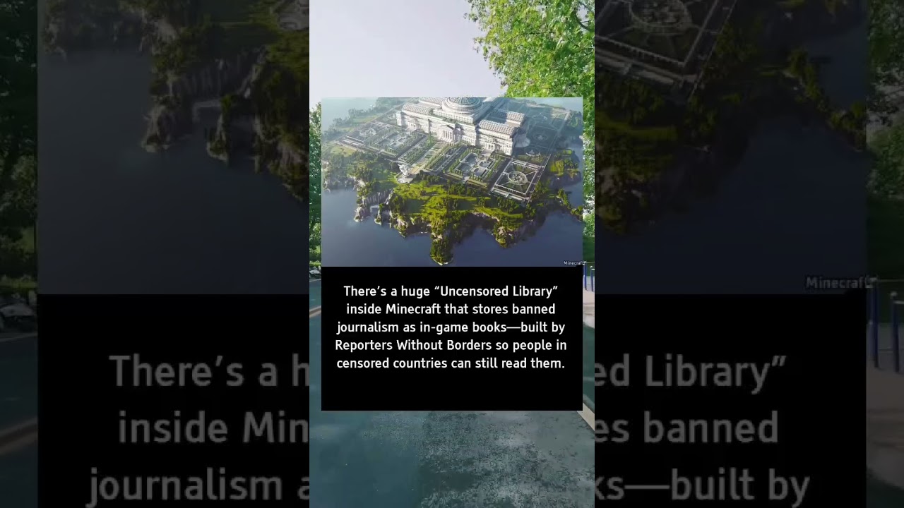 “Minecraft Has a Secret Library of Banned Books 📚🎮”