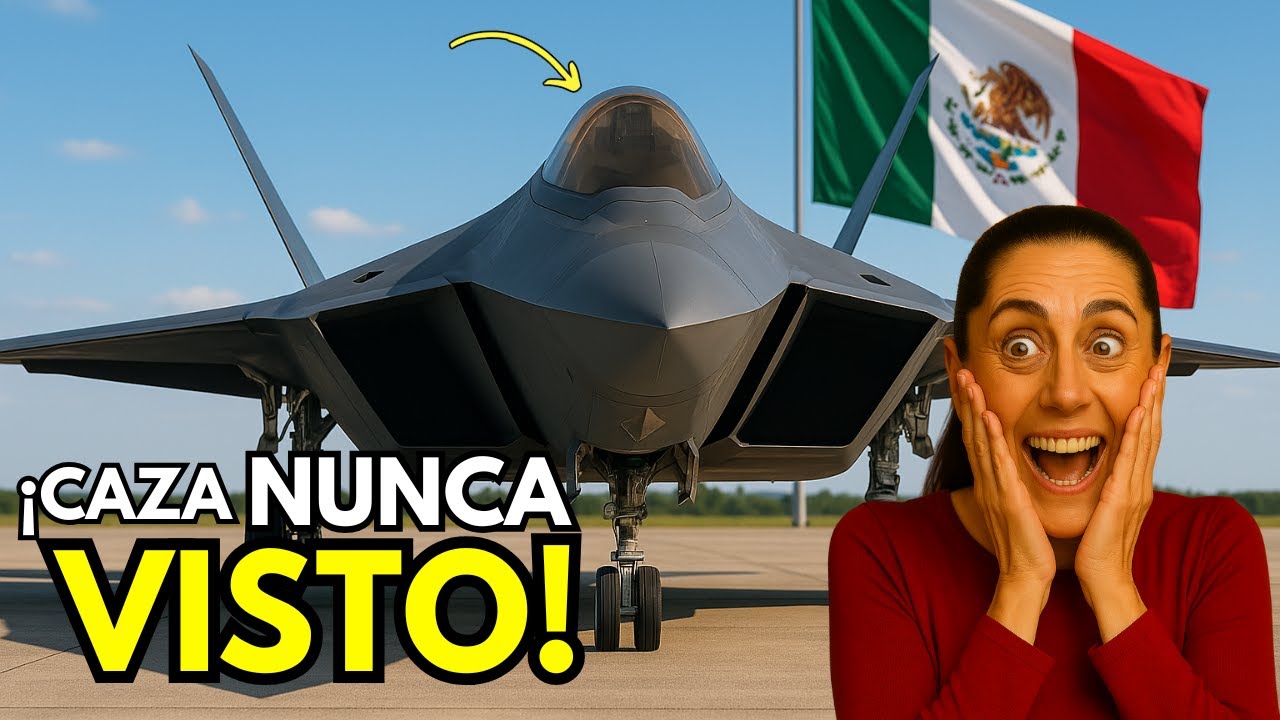 ¡FINALMENTE REVELADO! El CAZA FUTURISTA “MX HALCÓN de SOMBRA” IMPACTA al MUNDO ✈️🇲🇽