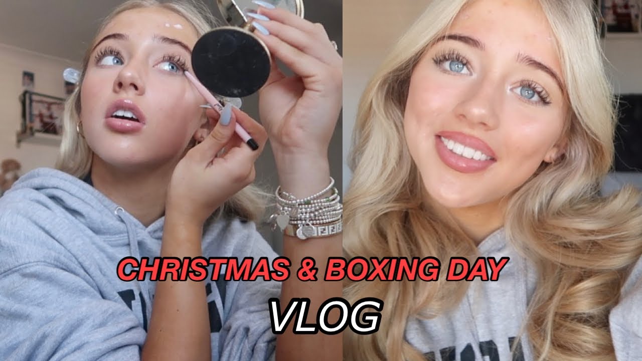 CHRISTMAS DAY & BOXING DAY VLOG! (& A GRWM)