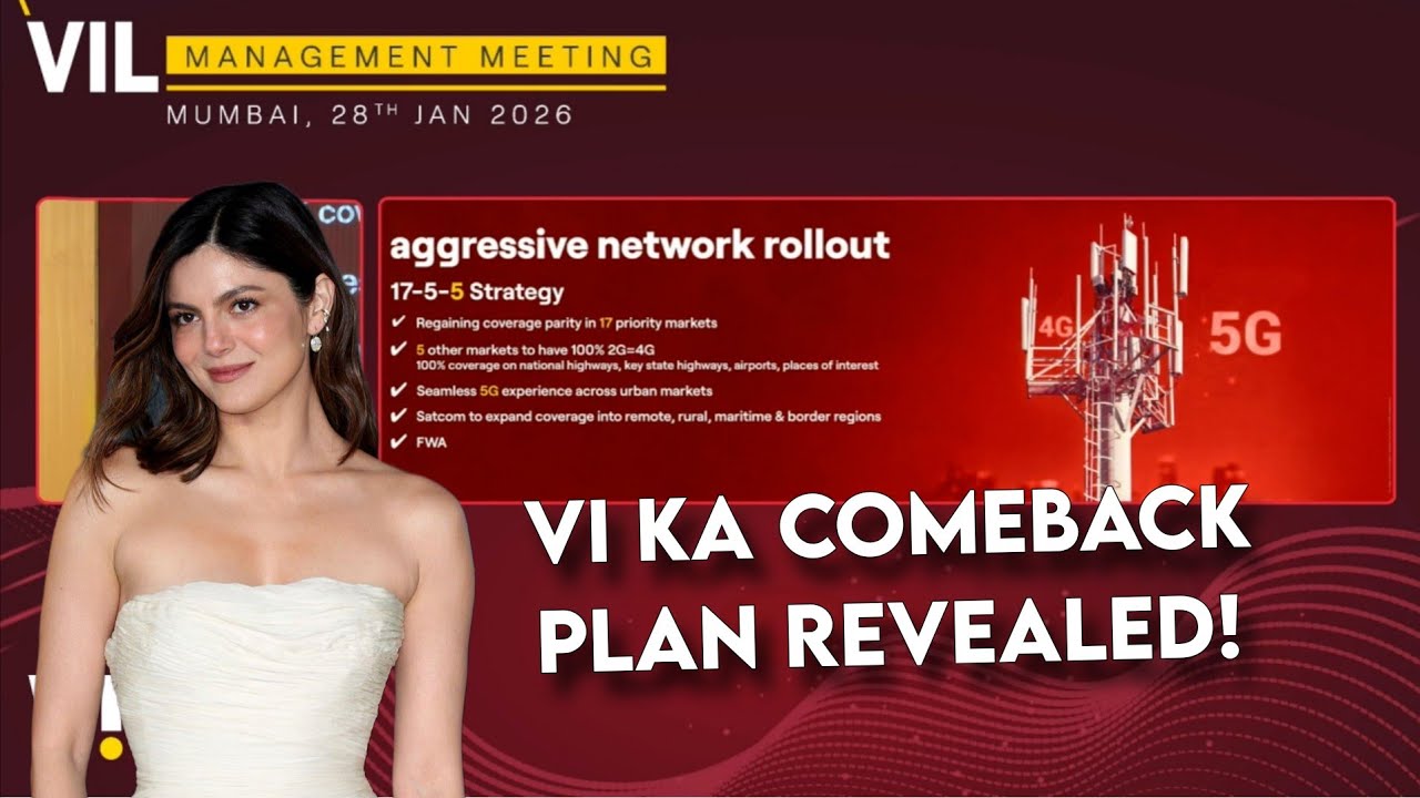Vi Comeback Plan Revealed🔥: Vi 5G Update, Vi Satcom Update