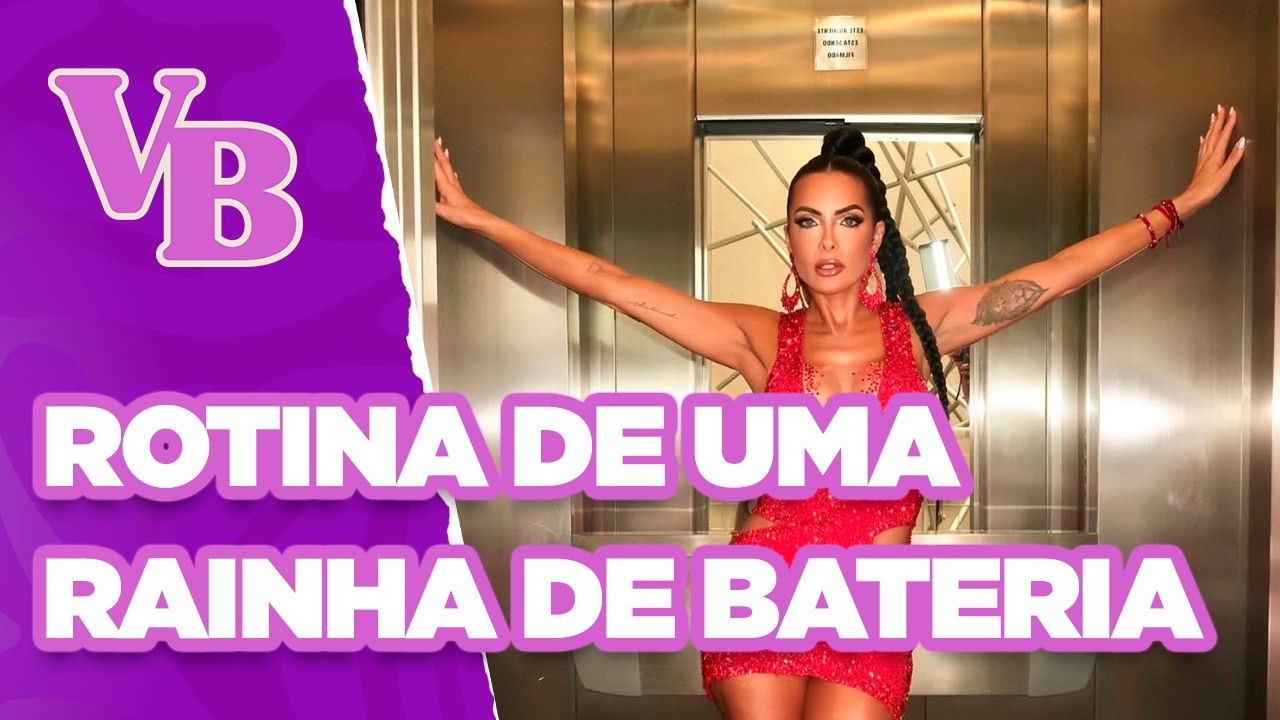 Conheça a rotina de uma RAINHA DE BATERIA para o Carnaval - Você Bonita (13/02/26)