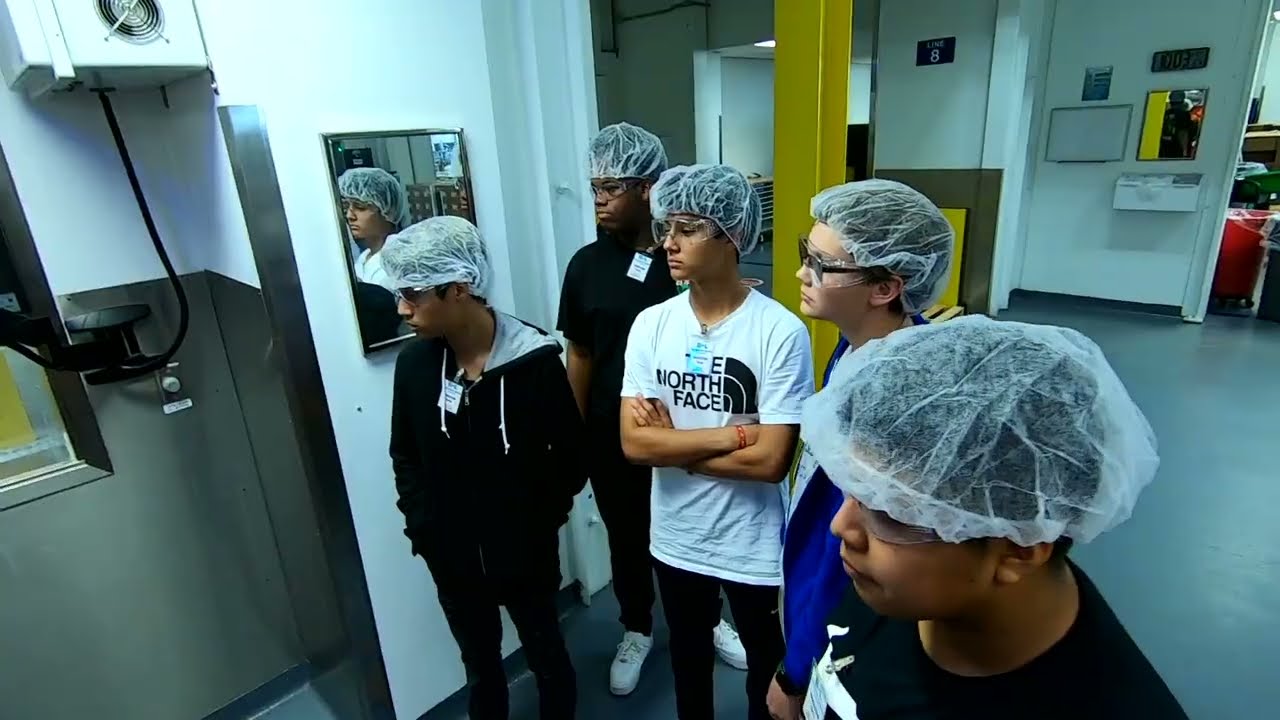 Mechatronics students tour Bausch & Lomb
