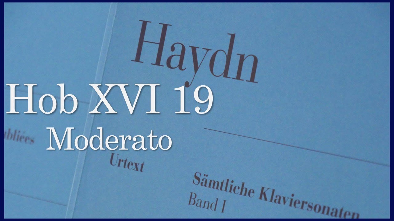 Sonate D-Dur 1.Satz Moderato Joseph Haydn Hob XVI 19 C.Bechstein A228