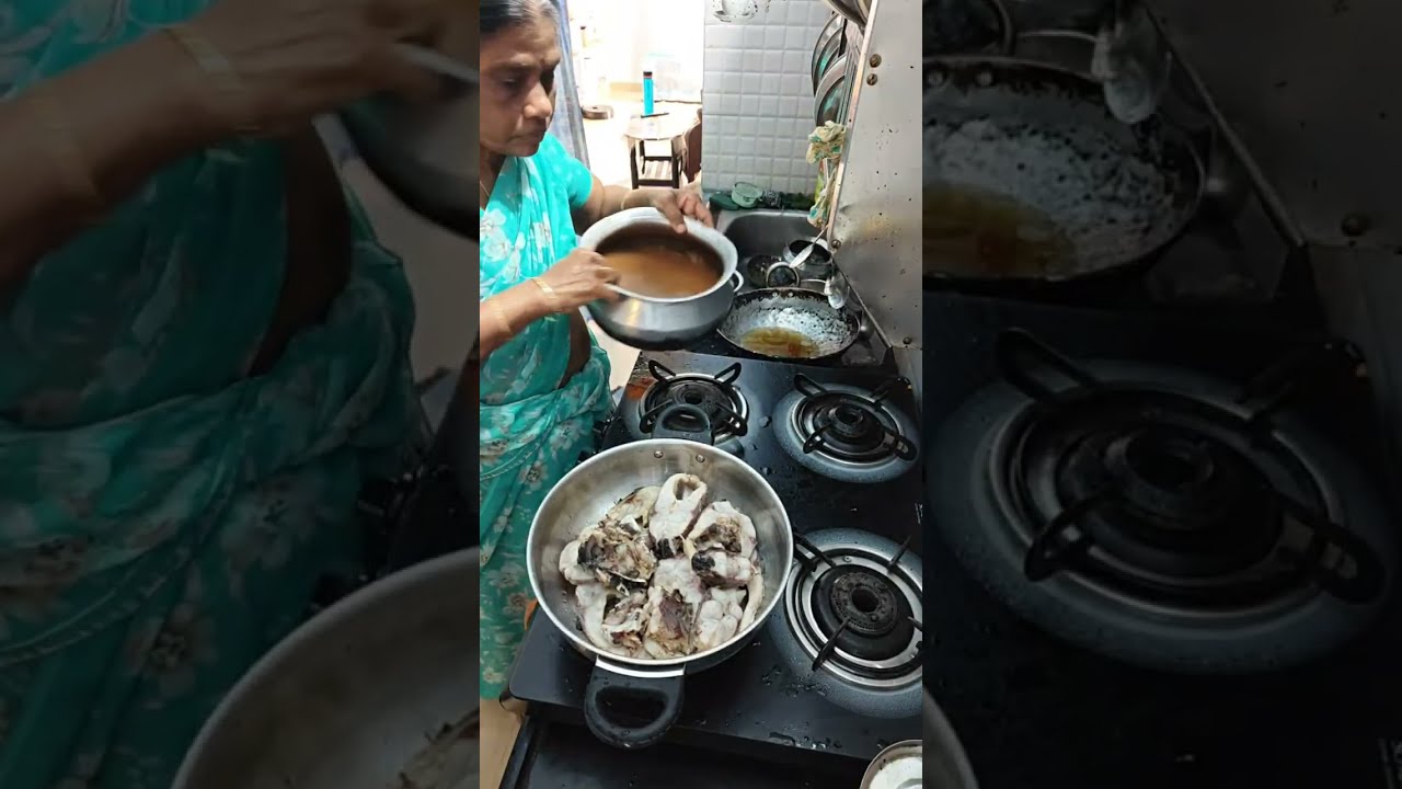Telangana fish curry 🐠#shorts
