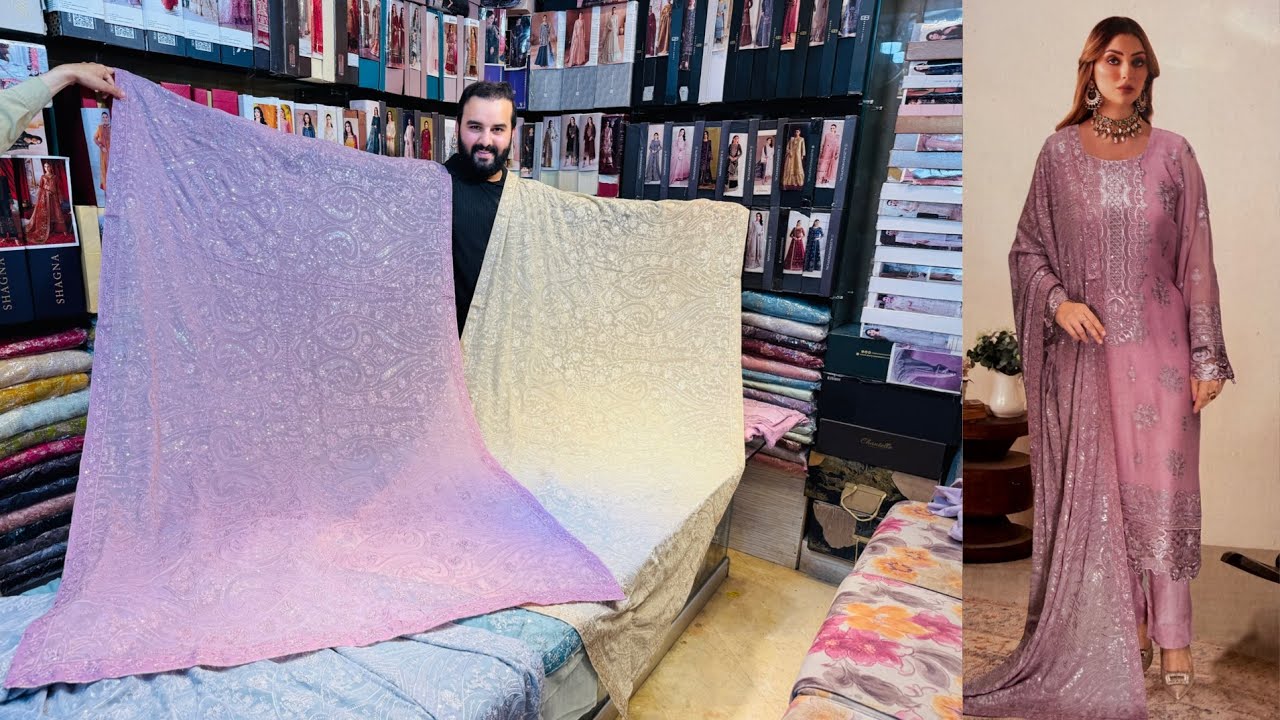 BAREEZE BY SHAHNAZ SILK / Most Demanding Articles / Heavy And Ready Chiffon Shawls / SHAHNAZ SILK