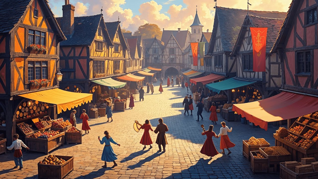 Medieval Market Songs &ndash; Upbeat Instrumental Dance Music
