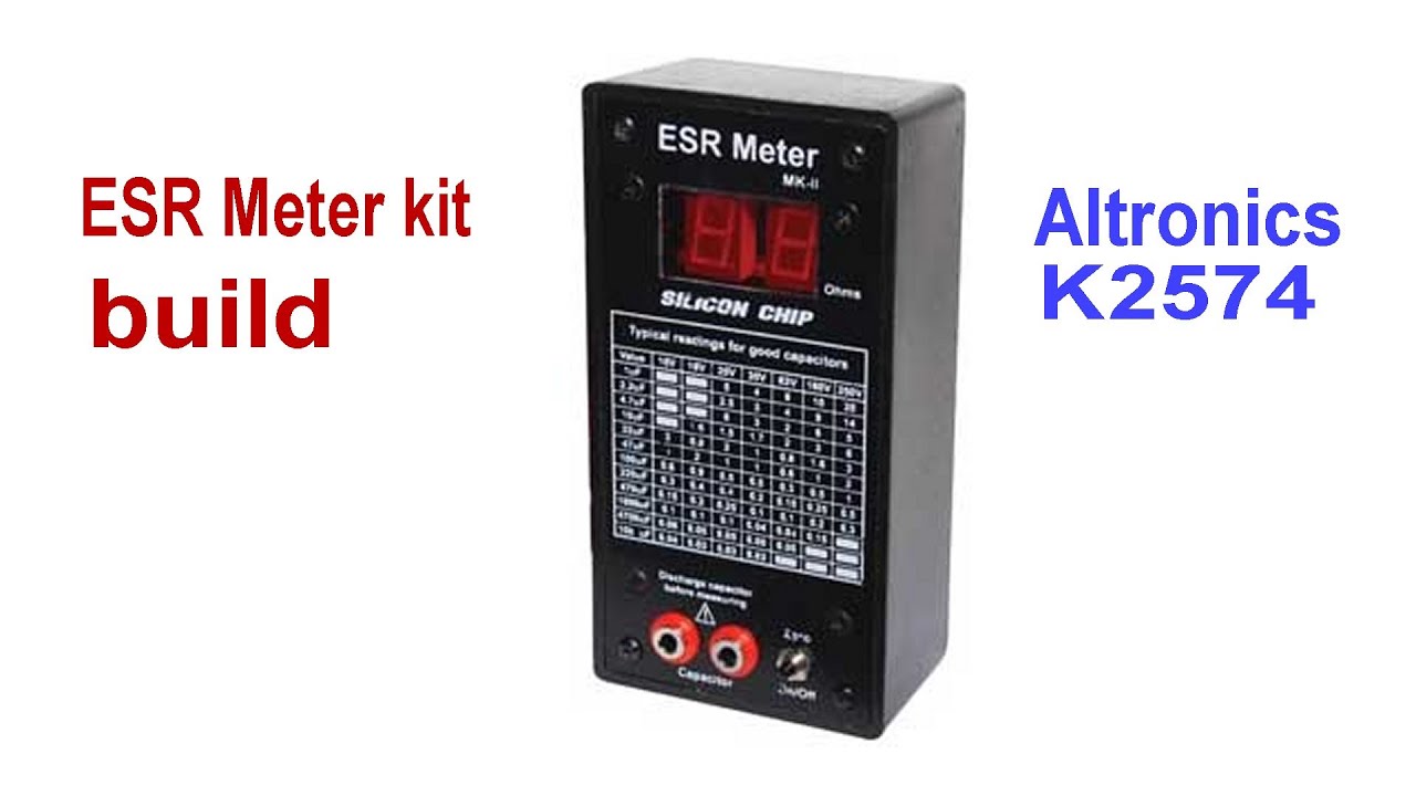 ESR meter kit build