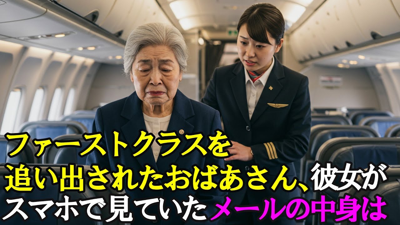 エコノミーに移され差別された日本人老女の正体に、航空会社全体が震え上がる