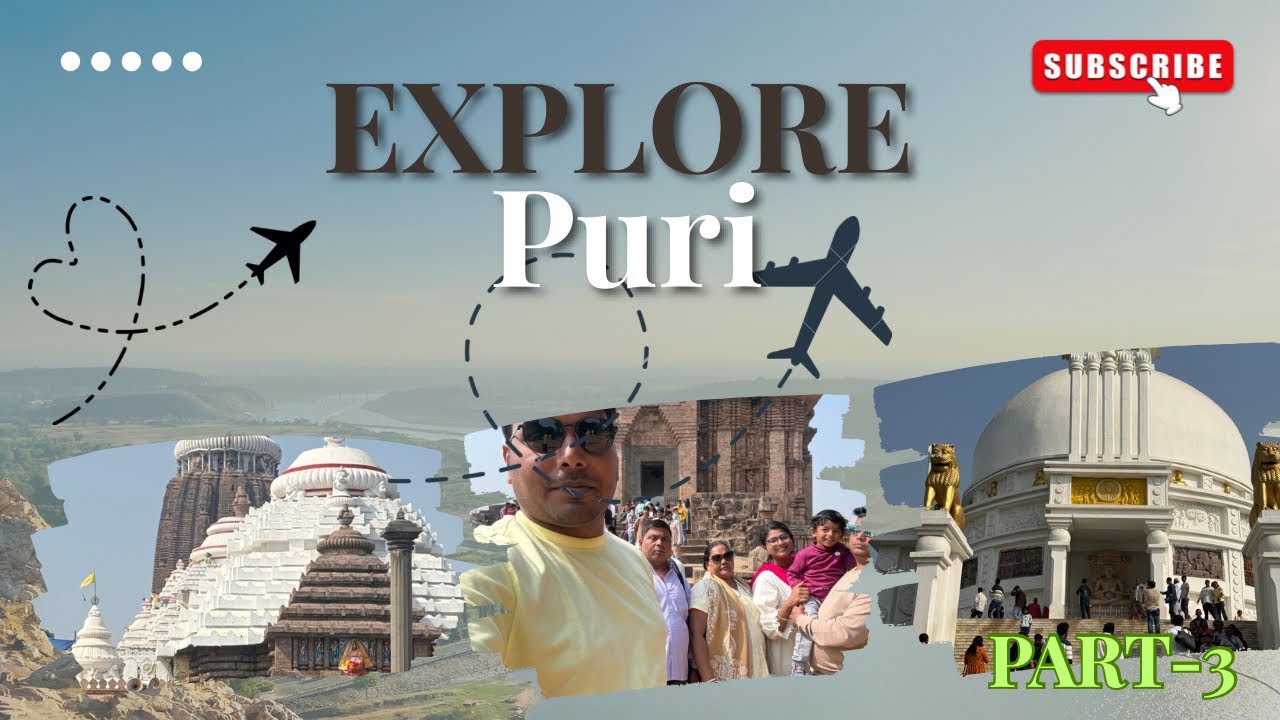 Part-3 I Konark Temple I Dhauligiri I Lingraj Temple I Puri Tour full information I Seafacing Hotel