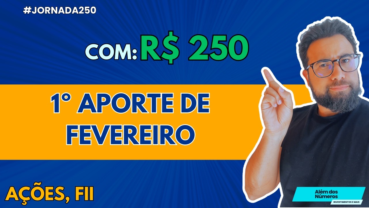 Primeiro Aporte de Fevereiro 🚀 Investindo em Ações e FIIs para Acelerar a Renda Passiva