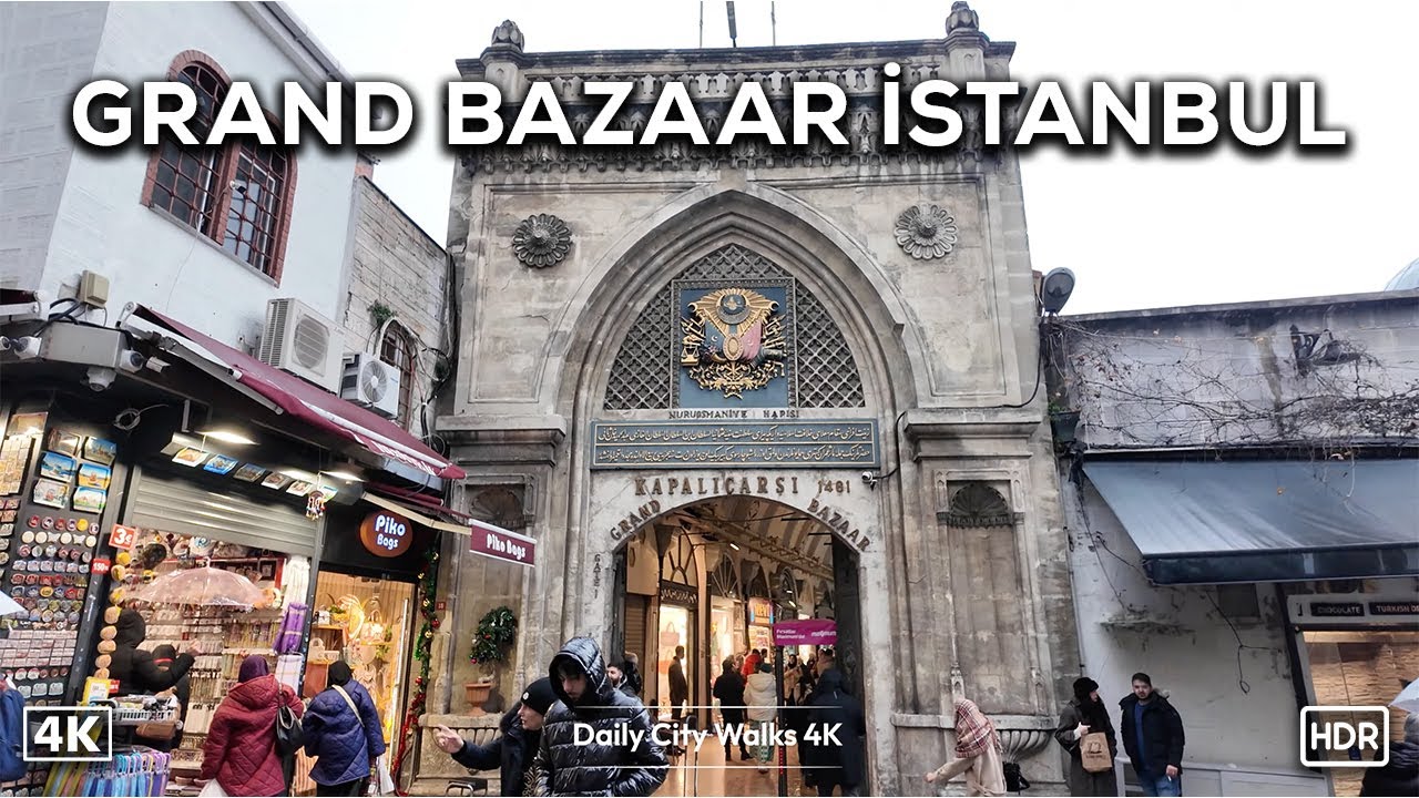Grand Bazaar 4K Walking Tour Istanbul Turkey | Real Market Life!