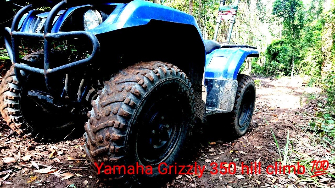 Yamaha Grizzly 350 Hill climb