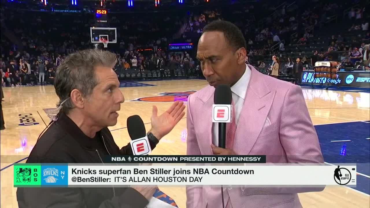 Ben Stiller gives Stephen A. confidence about the Knicks winning in 6 | NBA Countdown