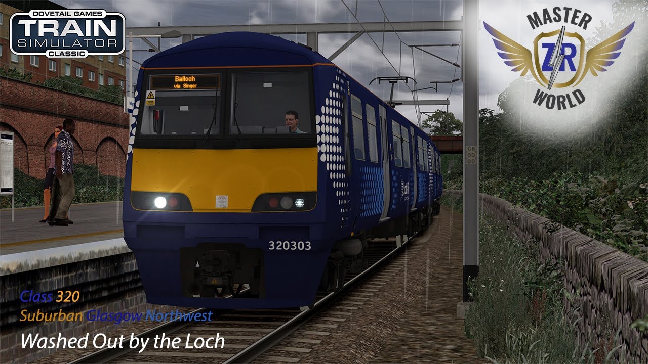 Washed Out by the Loch - Suburban Glasgow Northwest - Class 320 - Train Simulator Classic