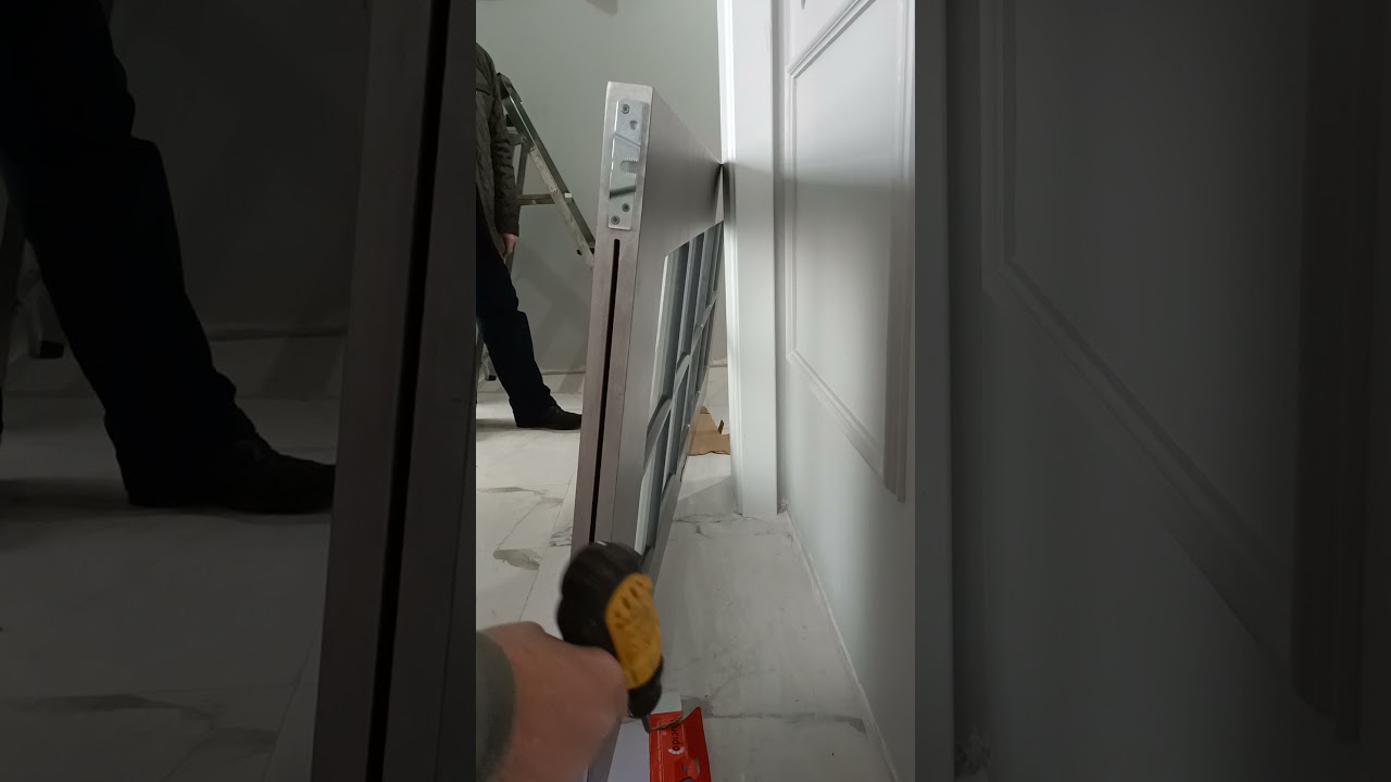 sürgülü kapı montaj firenli 2.aşama
