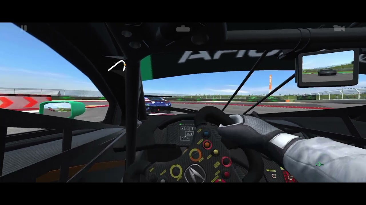 POV Real Racing3 Acura NSX GT3 at Circuit of the Americas
