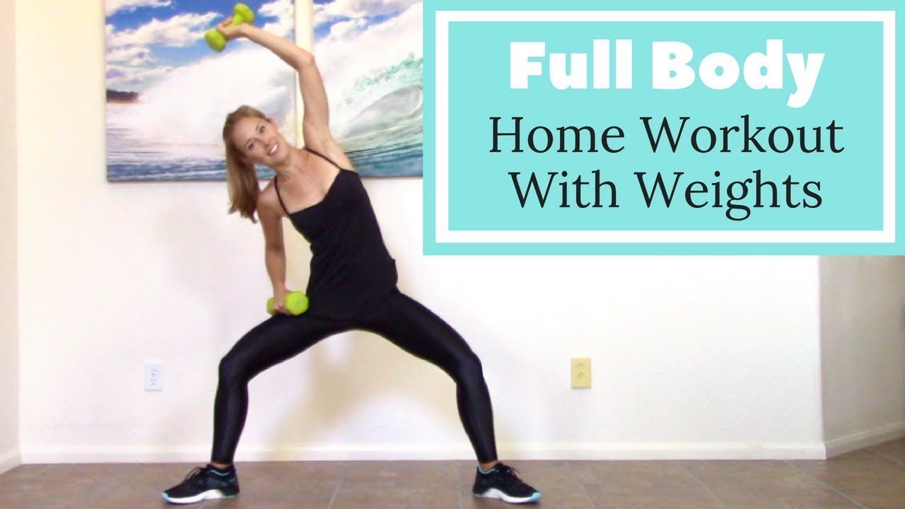 Workout with 5 Pound Weights - Home Workout with Dumbbells