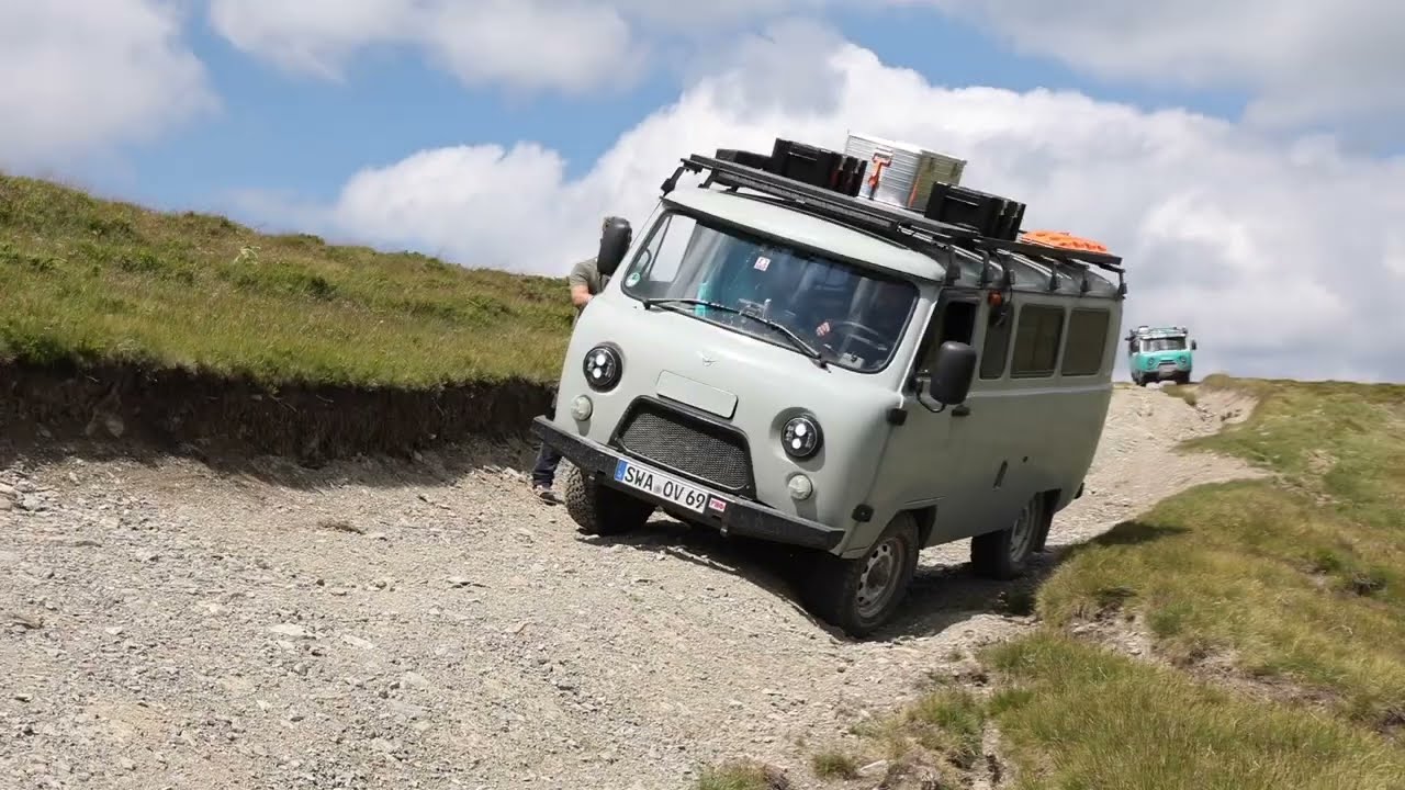 UAZ Buchanka Offroad durch die Karpaten - Teil 1