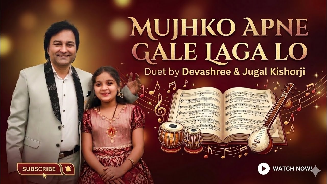 Mujhko apne gale laga lo | मुझको अपने गले लगा लो | Duet performance by Jugal Kishorji & Devashree