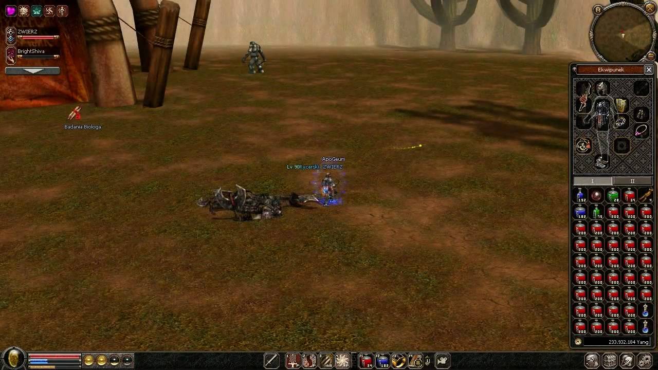Metin2 PL - ZWIERZ VS Bossy i Tysięczniki