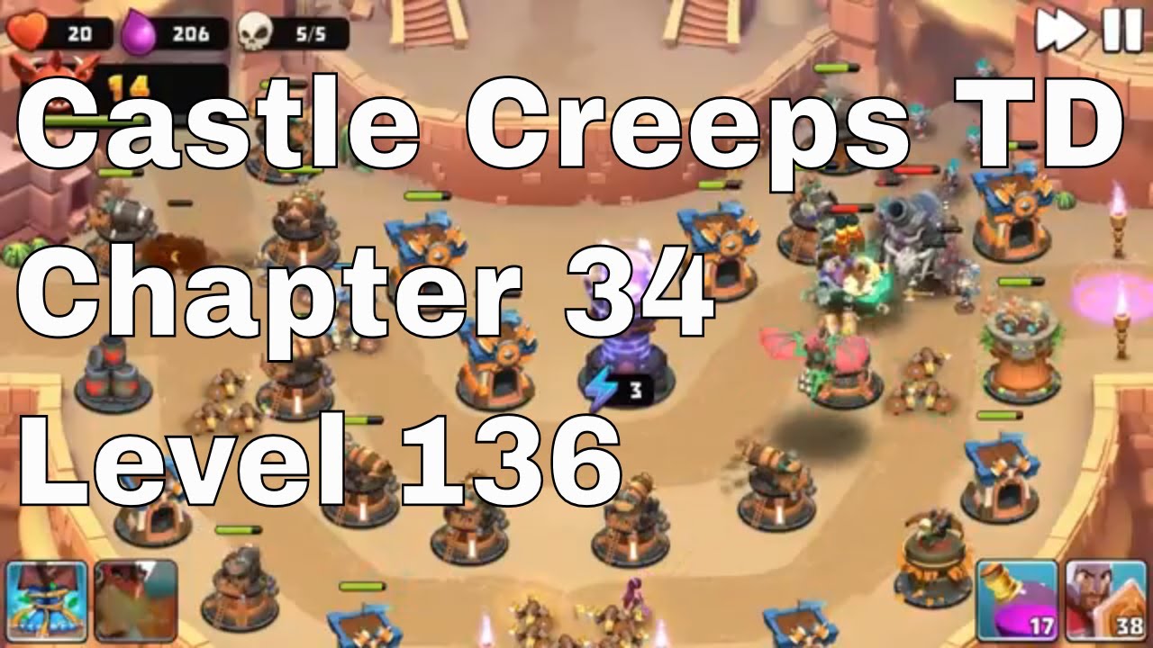 Castle Creeps Level 136