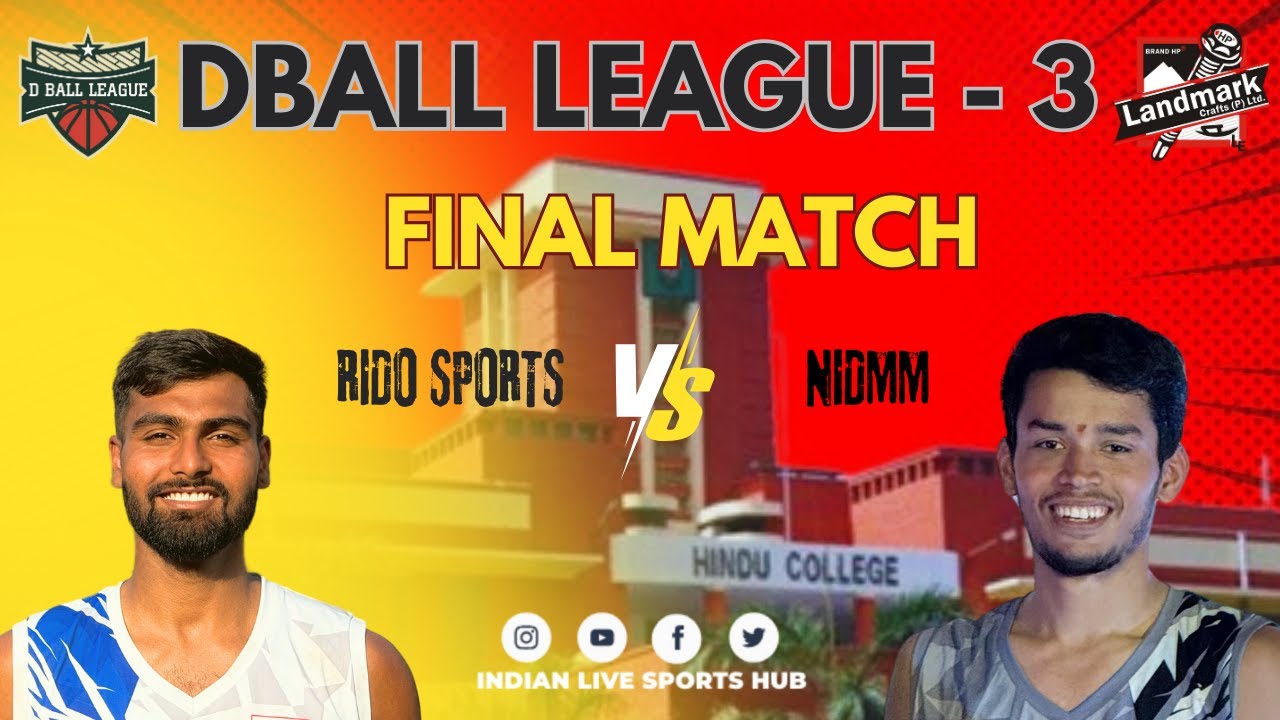 FINAL MATCH || RIDO SPORTS vs NIDMM | DBALL LEAGUE SEASON 3 #finalmatch
