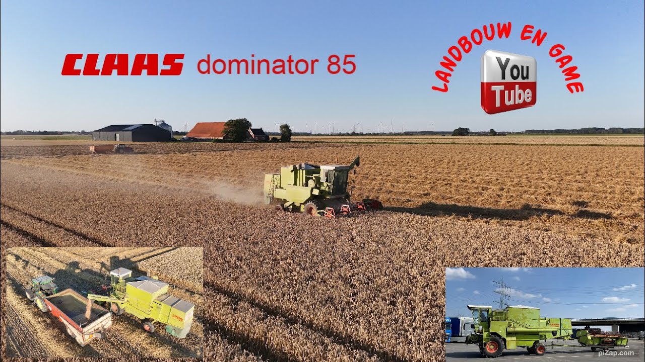 claas dominator 85 oldtimer / harvesting  / oogsten #oostgroningen  farmers