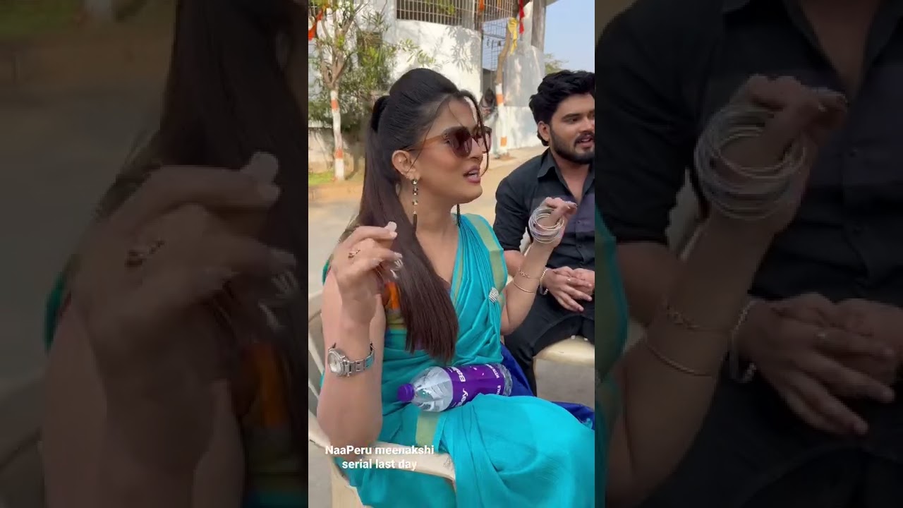 NaaPeru meenakshi serial last day shoot 😧