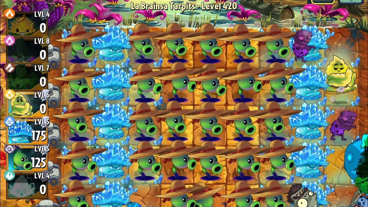 Plants VS Zombies 2 EP.467 : La Brainsa Tarpits - Level 420