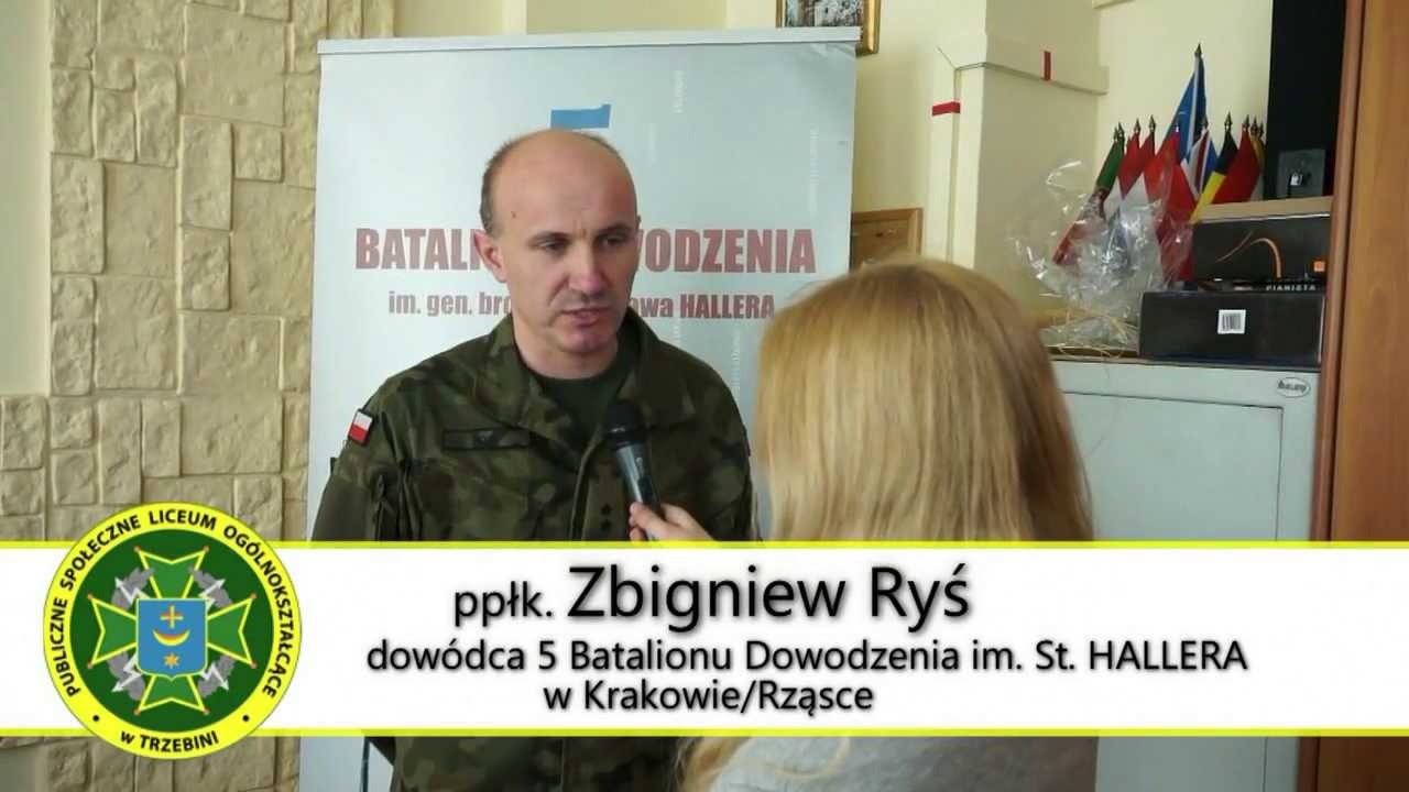 Wywiad z ppłk. Zbigiewem RYSIEM, dow&oacute;dcą 5 Batalionu Dowodzenia