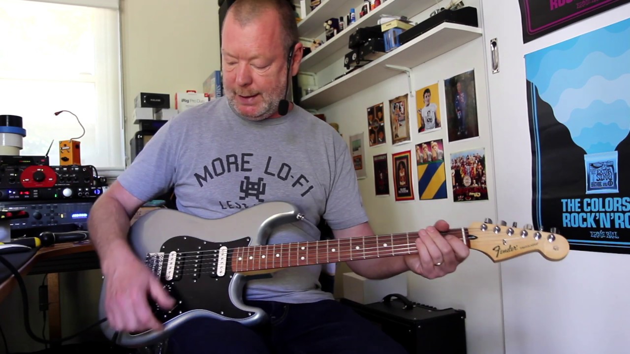 2017 Fender HSH Standard Stratocaster. A mid-priced winner.