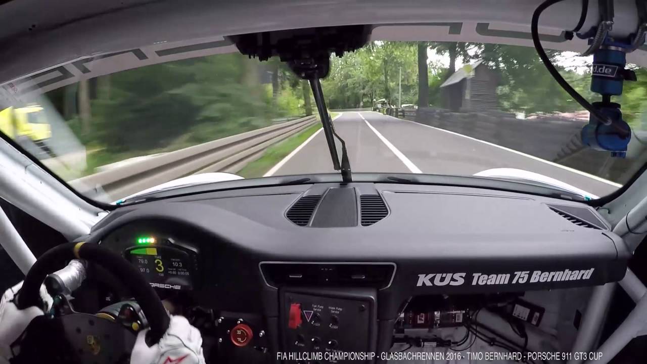 Timo Bernhard Hillclimb Glasbachrennen 2016